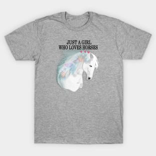 Horse Lover Girl T-Shirt